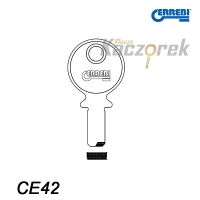 Errebi 082 - klucz surowy mosiężny - CE42